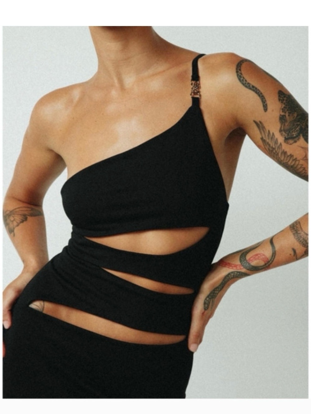 JGR & STN Black Maxi Dress
